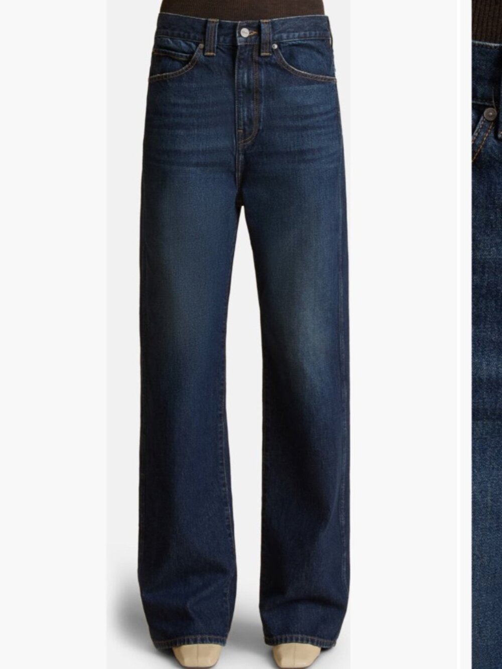Nwt khaite Bonnie wide leg jeans size 29